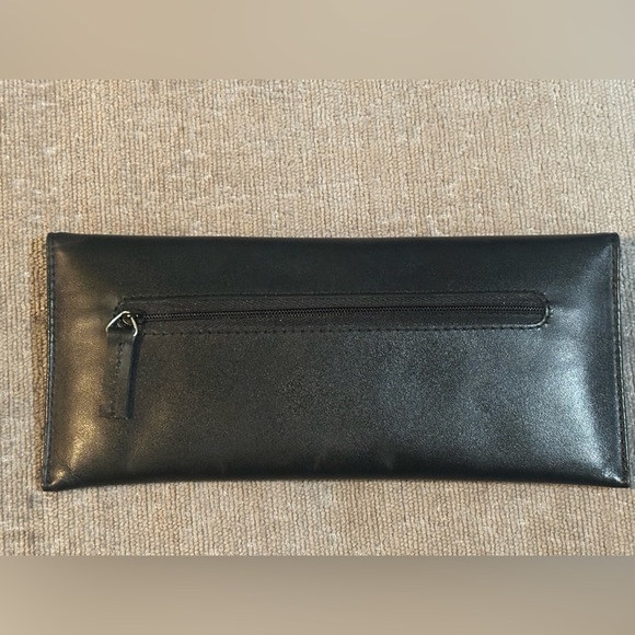 Pineda Covalin Black and Red Floral Wallet with Folk Art Design - Picture 2 of 7